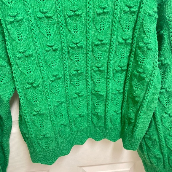 NWT Cider Green Knit Sweater - Picture 8 of 9